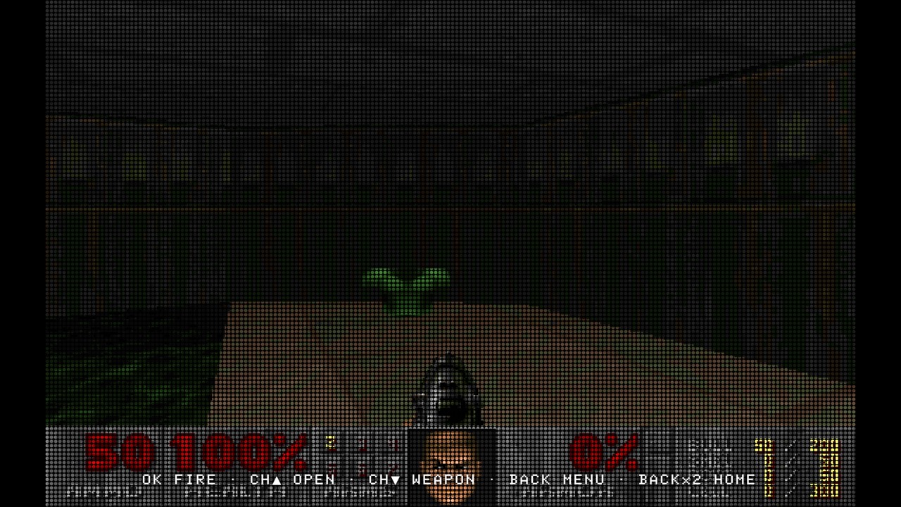 Doom running on the TV through a WebAssembly build